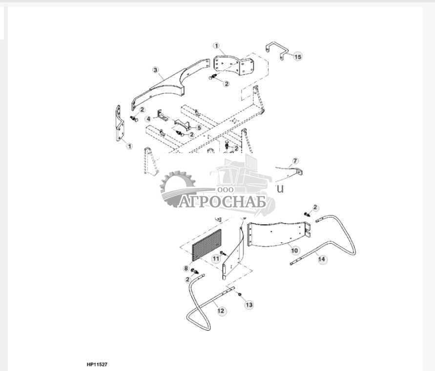 CHAFF SPREADER SHIELDS AND HANDLES 
